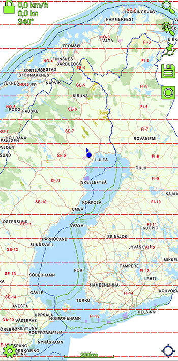 Mapitare kartanlatausalueet